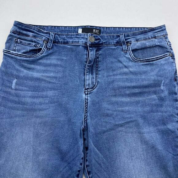 Kut from the Kloth Connie High Rise Ankle Skinny with Raw Hem Size 18 Jeans - Picture 13 of 15